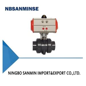 Cheap UPVC/CPVC/PPH Electric and Pneumatic Ball Valves for Medium Pressure 1.2MPa and Low Pressure 0.035MPa~0.35MPa Applications for sale