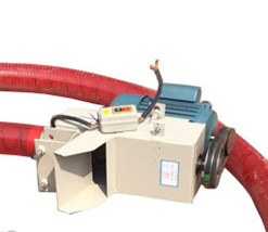 Vehicle mounted Electric spiral conveyor grain suction machine