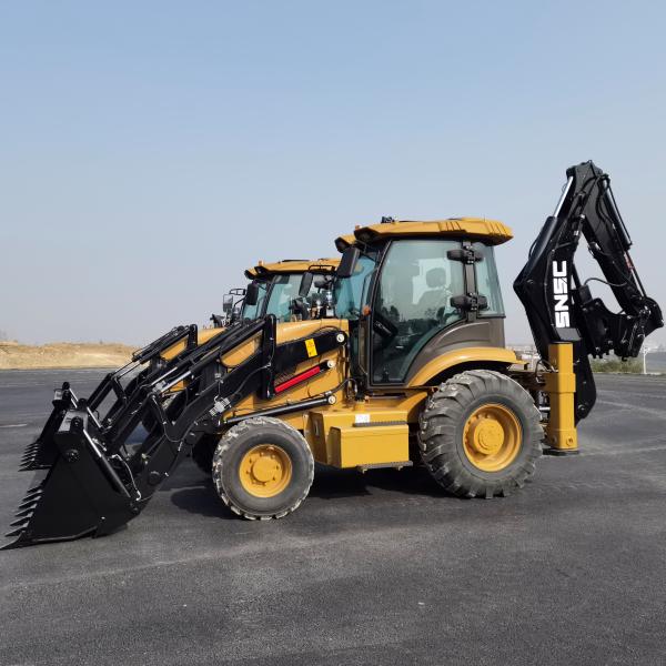 Backhoe Loader SNSC 388 Excavator Machine with Yunnei Engine Construction