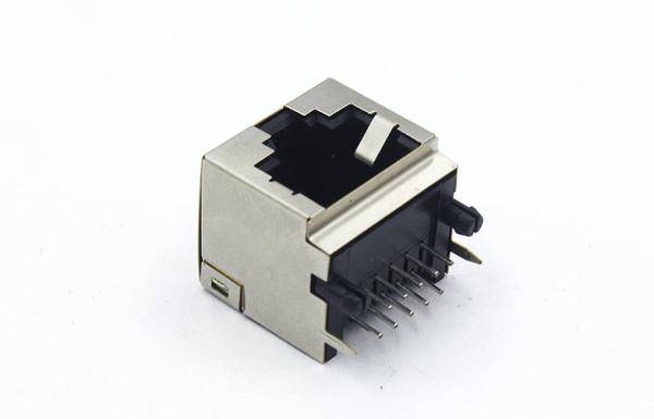 Quality 14.80mm 10 Pin Ethernet Connector Without Led And Transformer Pbt Ul94v-0 wholesale
