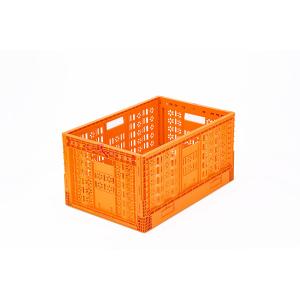 PP Transfer Vented Mesh Collapsible Plastic Vegetable Box for Easy Logistic