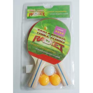 China 6mm Plywood Professional Table Tennis Racket With 1.5mm Sponge / Rubber on sale