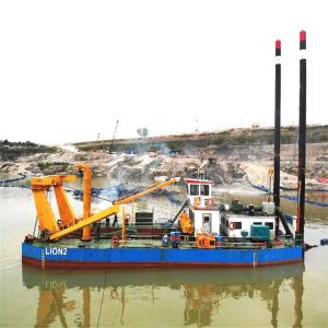 Durable Cutter Suction Dredger for Underwater Pumping and 800m-6000m Discharge