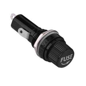 250V 10A 125V 15A 6x30 6x32 Tube Fuse Holder Panel Mount Quick Connect