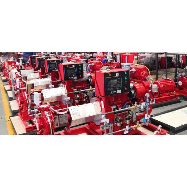 Diesel Engine End Suction Fire Pump Set Fire Fighting 5 00GPM138PSI UL FM NFPA 20
