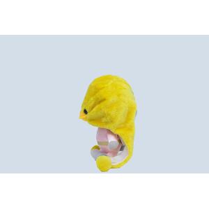 25CM Plush Duck Dog Toy , Yellow Stuffed Duck Dog Toy With Two Earflaps