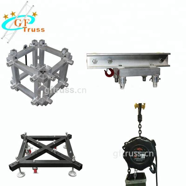 Lightweight 6061-T6 Aluminum Exhibition Booth Sleeve Block Plate Truss