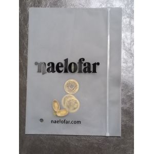 Sustainable Eco-Friendly Degradable Bone Zipper Pouch For Small Items