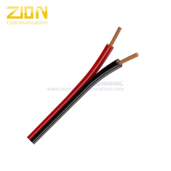 Quality Flat Oxygen Free Copper Audio Speaker Cable 1.00mm2 For Loud Speakers Amplifiers wholesale