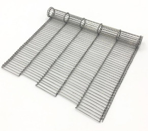 Welded 304SS Food Mesh Belt Wire Fabric for Ladder Chain Conveyor
