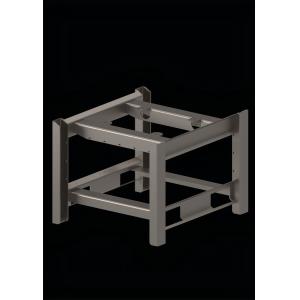 Cheap SS304 C Frame Open Support Frame 900mm Height With Adjustable Feet Or Swivel Castors for sale