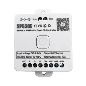 Magic Home App Controlled LED Strip Smart Controller With SP630E RGBCW Output