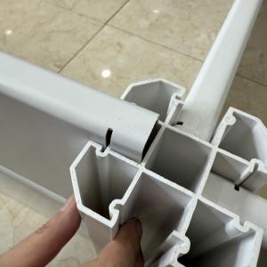 China Stylish PVC Puppy Playpen White Pet Fence Customized UV Resistant on sale