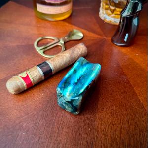 Blue Emerald Marble Cigar Rest Natural With Luxury Design Scratchproof