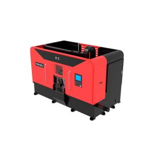 Horizontal CNC Sheet Cutting Machine With T Slot Aluminum PVC Table Surface