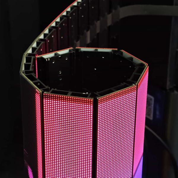 Foldable Rolling LED Screen GOB Rollable LED Display P1.25 P2.6 P3.91 Interactiv