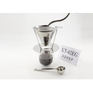 Bend Handle Coffee Maker Gift Set Removeable Rack For Pour Over Coffee