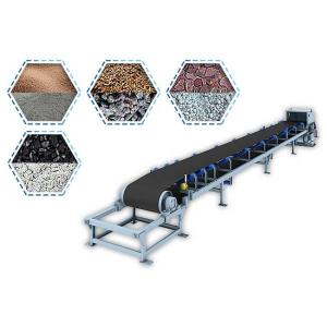 Custom Troughed Belt Conveyor , Material Handling Conveyor Adjustable Speed With