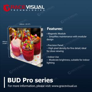 Die-Cast Aluminum Front Service LED Display BUD Pro: Lighter, Smarter, Easier