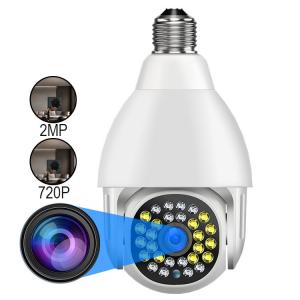 China 1.5 Inch Smart Light Bulb Security Camera E27 Real Time With 28 Pcs Lamp on sale