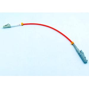E2000 - LC Fiber patch cords Simplex 9 / 125 or 50 / 125 patch cable LSZH OEM