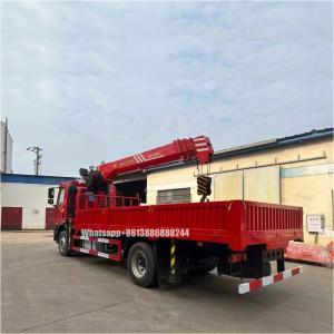 FAW J6L Truck-mounted Crane Transporter 8 Tons 4 Section Telescopic Boom Crane