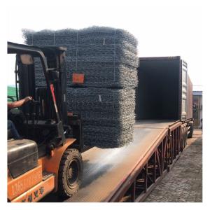 100mmx120mm Mesh Galvanized Hexagonal Gabion Basket weather Resistance