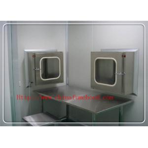 Hospital Portable Clean Pass Box , Antirust Pass Box For Microbiology Lab