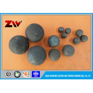 China High hardness HRC 60-68 grinding balls Mining / ball mill , forging and casting Tecnology on sale