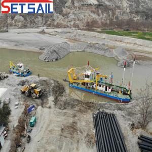 800m3 Water Flow Cutter Sand Pump Dredger with Set Sail and Rexroth Hydraulic