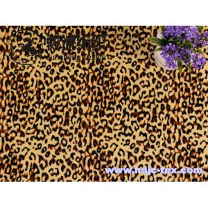 Environment friendly leopard pattern imitated cuddle soft velboa for home