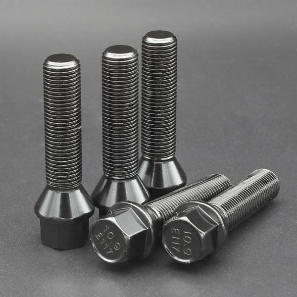 Quality Shank 50mm Grade 10.9 Cone Seat Extended Wheel Bolts M14x1.5 for Wheel Tuning wholesale