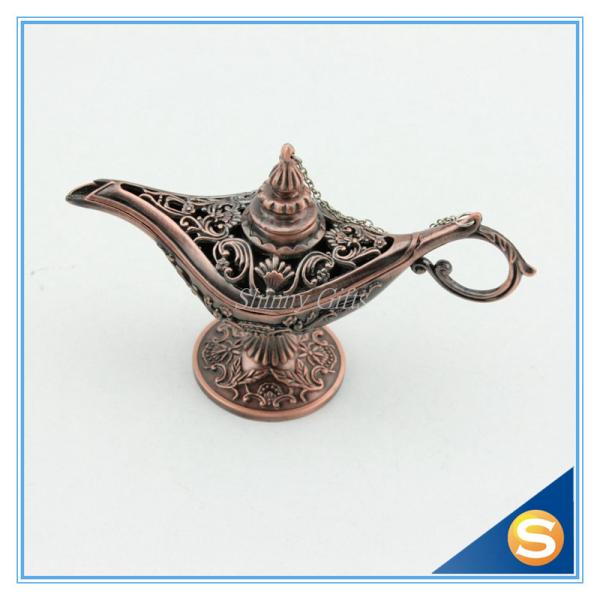 Quality Shinny Gifts Small Metal Aladdin Lamp wholesale