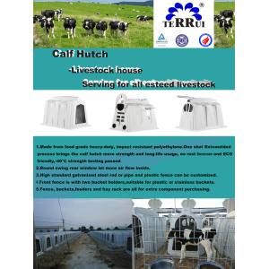 NTG103 Front 2 Holders L78in Dairy Calf Hutches