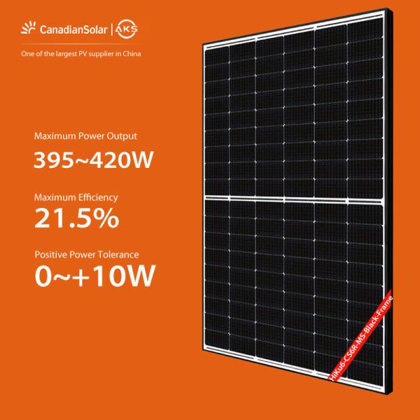 Canadian Solar Panel Monocrystalline 395W 400W 405W 410W 415W 420W China Solar
