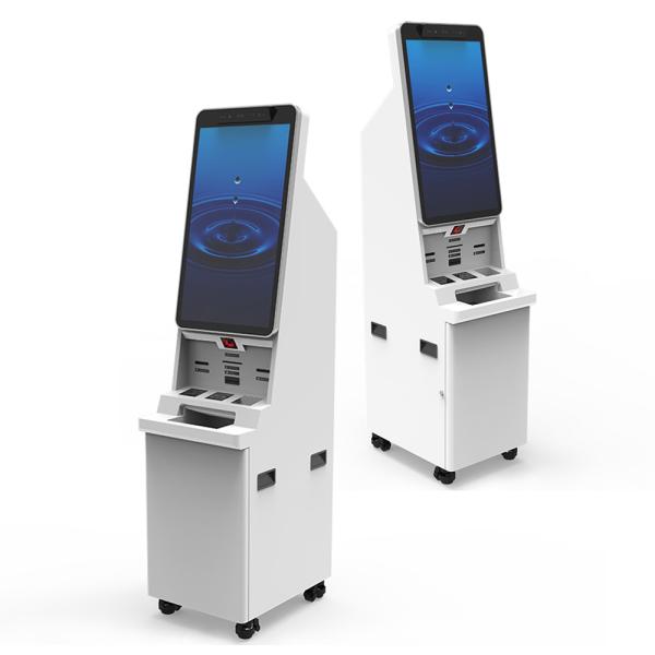 Quality 32 Self Service Ticketing Kiosk QR Code Library Self Checkout Machine wholesale