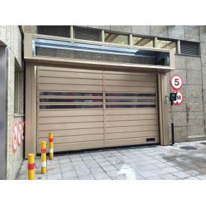 3.9m Motor Shaft Automatic Alloy Rapid Roll up Garage Door with and Security