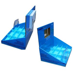 Retail LCD Cardboard Counter Display/pop counter cardboard display lcd screen