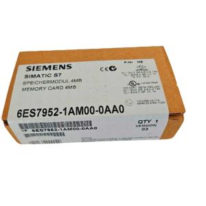 Cheap SIEMENS 6ES7952-1AM00-0AA0 SIMATIC S7 MC952, RAM MEMORY CARD FOR S7-400, LONG DESIGN, 4 MBYTES for sale