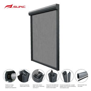 DIY Outdoor Partition Roller Blinds / Motorized Patio Blinds with Adjustable