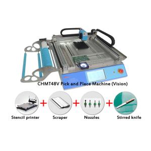 China Vision System CMT 48V SMT Pick and Place Machine Kit With Stencil Printer Nozzles on sale China Vision System CMT 48V SMT Pick and Place Machine Kit With Stencil Printer Nozzles on sale
