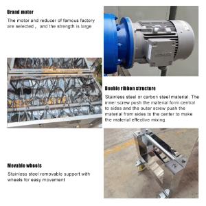 Customizable Blending Machine Ribbon Blender 500l 1000l 2000l 5000l 10000l