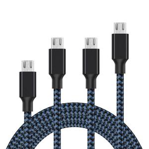 Nylon Braided 2A Fast Charging Cable Data Transfer Micro USB Type C