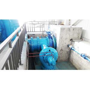 Adjustable Blade Angle Hydraulic Turbine System Open Or Closed Design Polishing