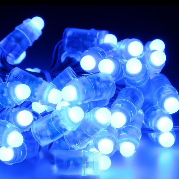 Waterproof IP67 12v 9mm 0.2W Rgb Led String Lights