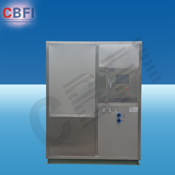 1 - 25Tons / 24h Fresh Water Plate Ice Machine with Water Air Evaporative