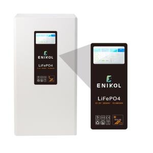 Wall Mounted 15KWH Lithium Iron Phosphate Battery Pack LiFePo4 With Touchable