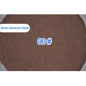 China Tilting Furnace Brown Fused Alumina , Bonded Abrasives 80# Grit Aluminum Oxide Sand on sale