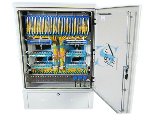 Quality Two Layers Fiber Optic Terminal Box , Stainless Steel Distribution Cabinet wholesale