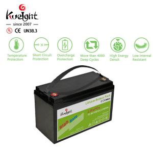 Bms Lithium 12V LiFePO4 Battery 12.8 V 100ah Lithium Deep Cycle Battery